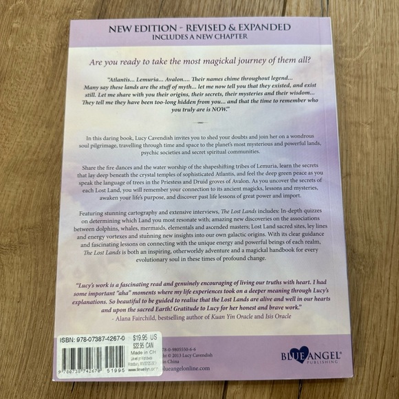 The Lost Lands A Magickal History of Lemuria Atlantis & Avalon book - Picture 2 of 2